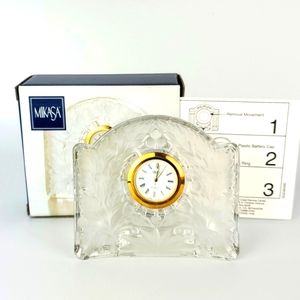 Mikasa Maple Deak Clock